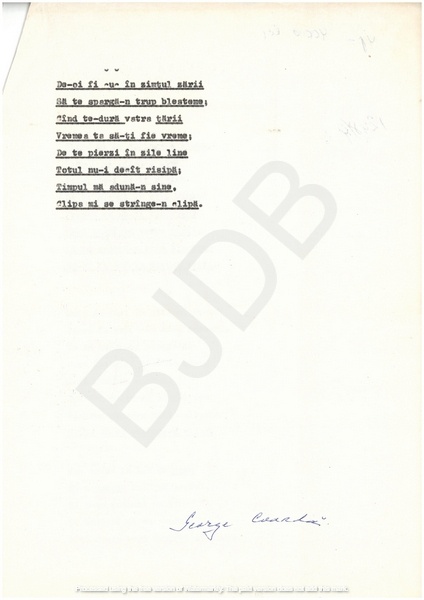 M-1248-4 - Glosa română. GEORGE COANDĂ